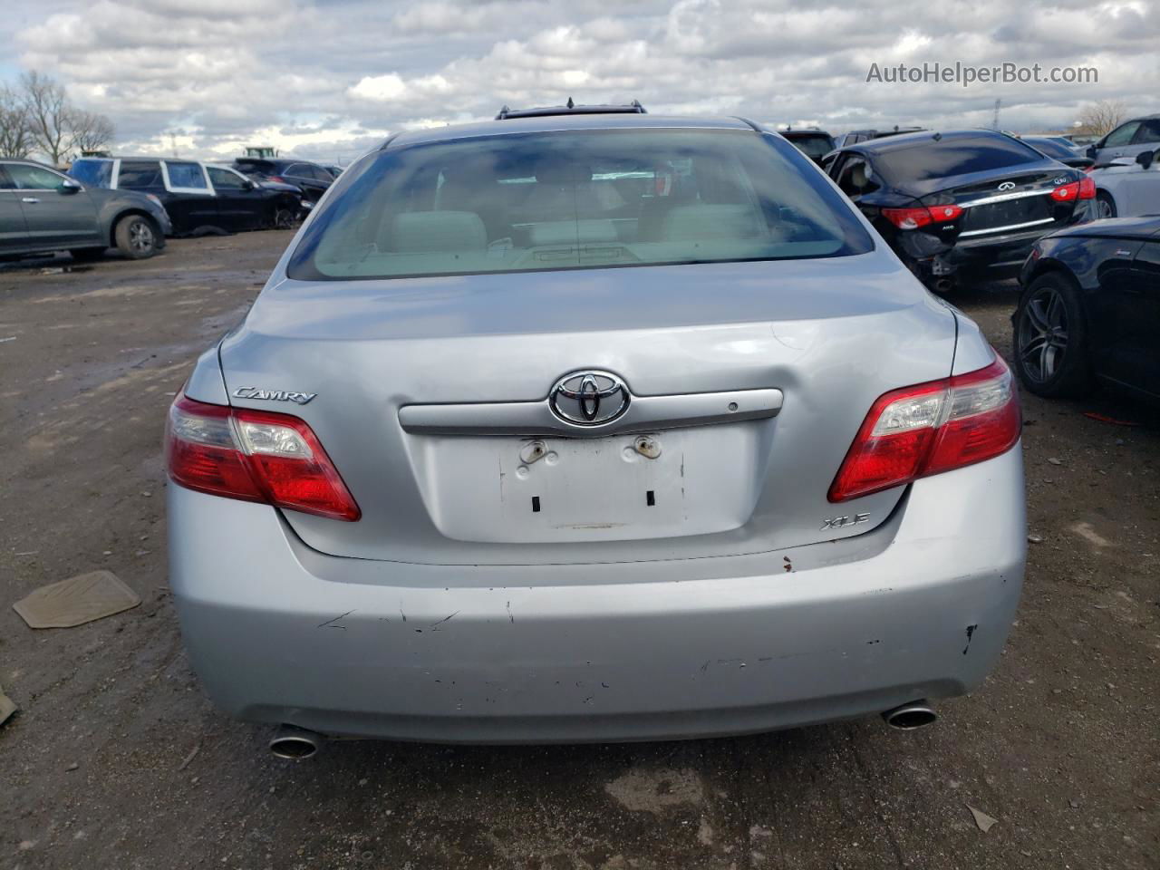 2007 Toyota Camry Le Silver vin: 4T1BK46K17U508205