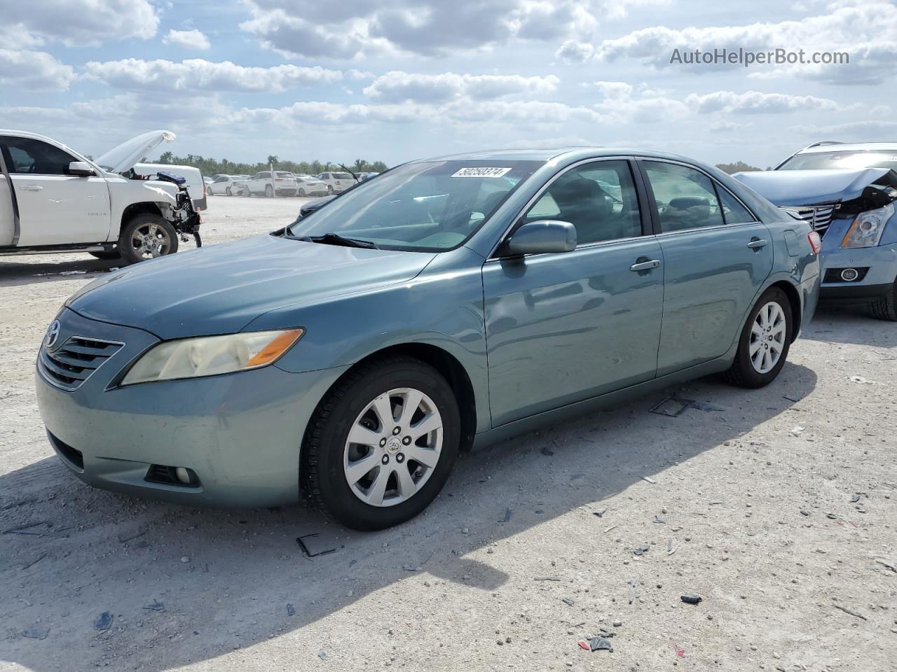 2008 Toyota Camry Le Green vin: 4T1BK46K18U567448