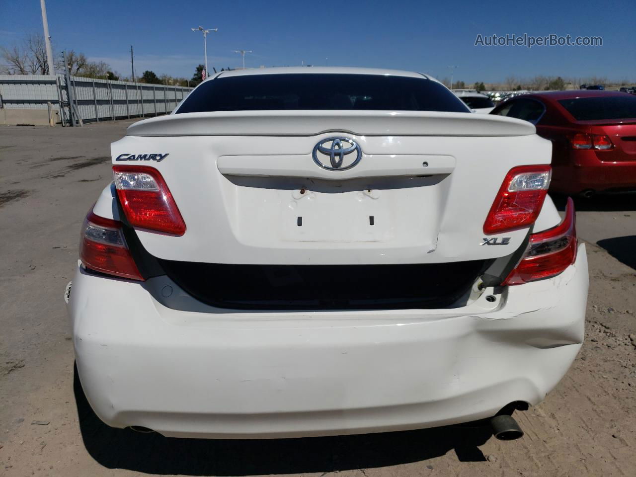 2007 Toyota Camry Le White vin: 4T1BK46K27U500310