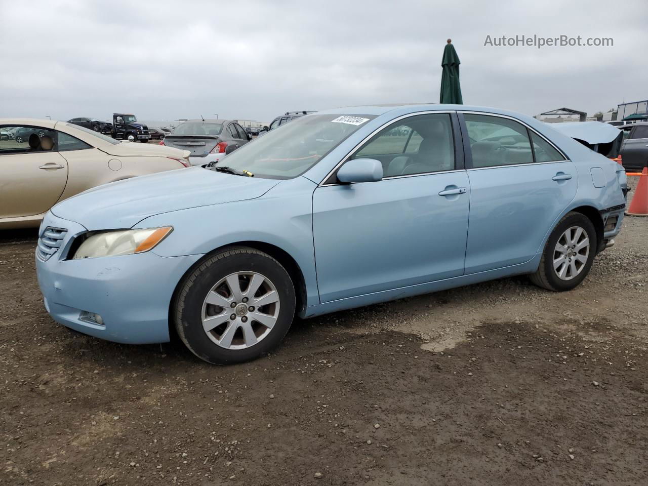 2007 Toyota Camry Le Blue vin: 4T1BK46K27U554951