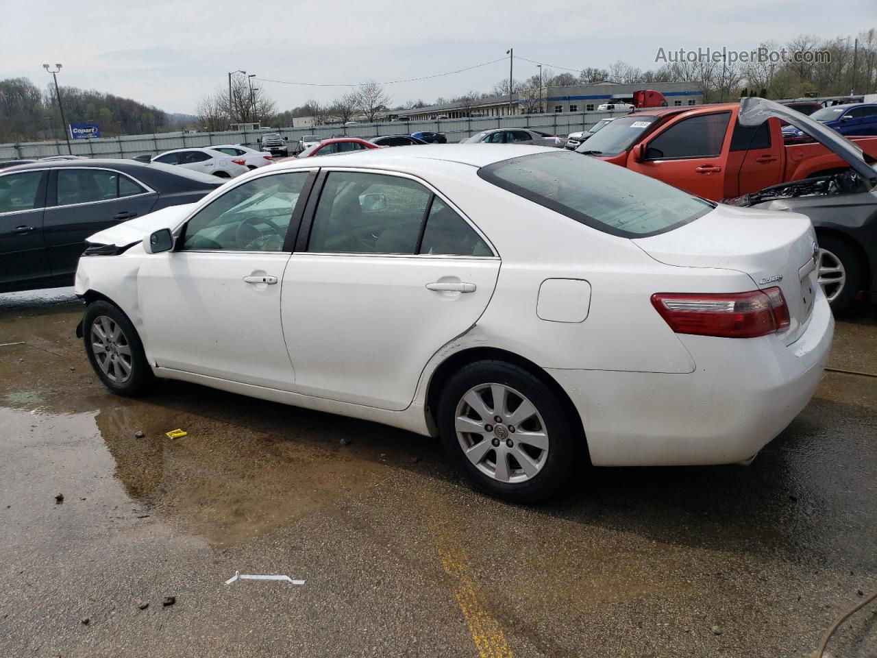 2008 Toyota Camry Le White vin: 4T1BK46K28U561674