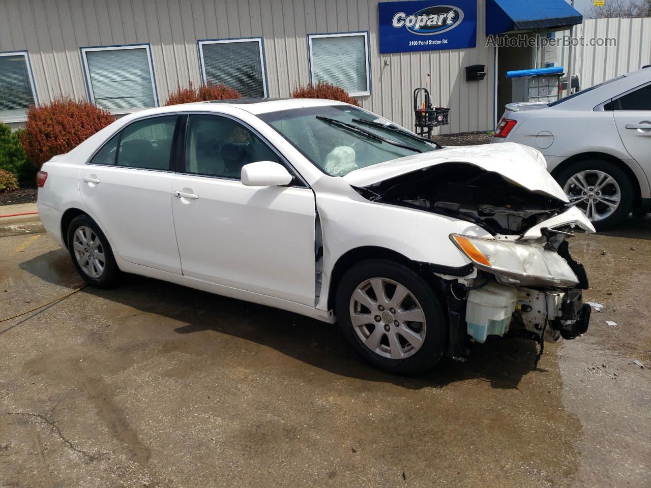 2008 Toyota Camry Le Белый vin: 4T1BK46K28U561674