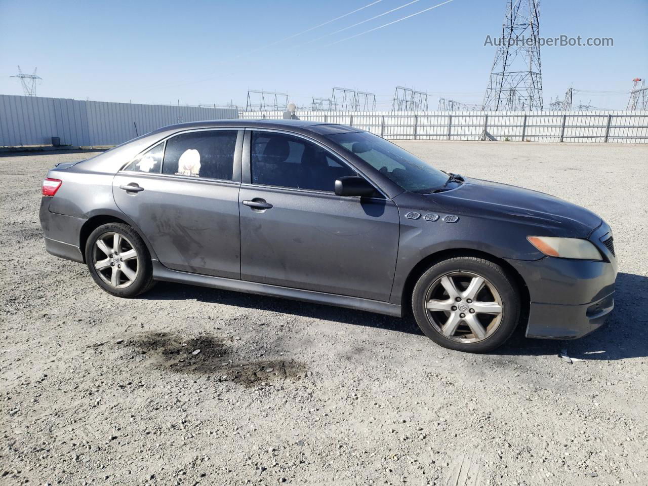 2009 Toyota Camry Se Gray vin: 4T1BK46K29U077666