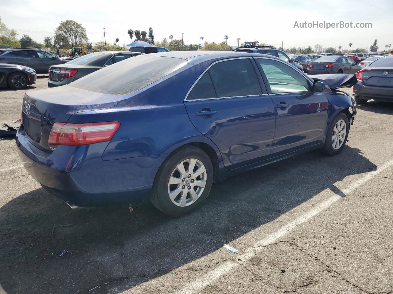 2009 Toyota Camry Se Blue vin: 4T1BK46K29U088215