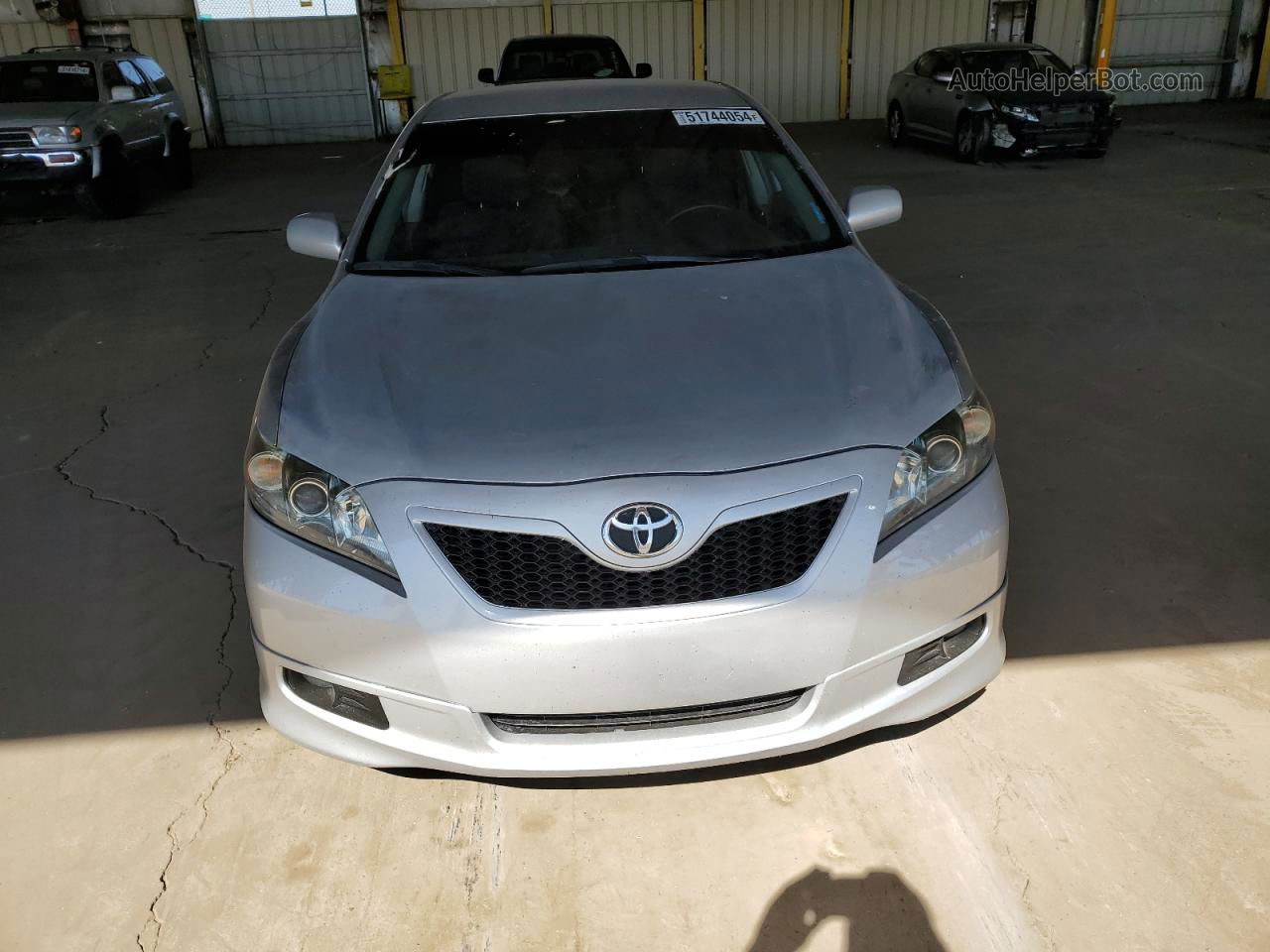 2009 Toyota Camry Se Silver vin: 4T1BK46K29U096623