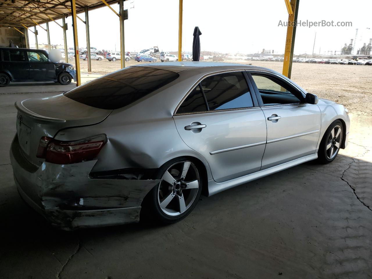 2009 Toyota Camry Se Silver vin: 4T1BK46K29U096623