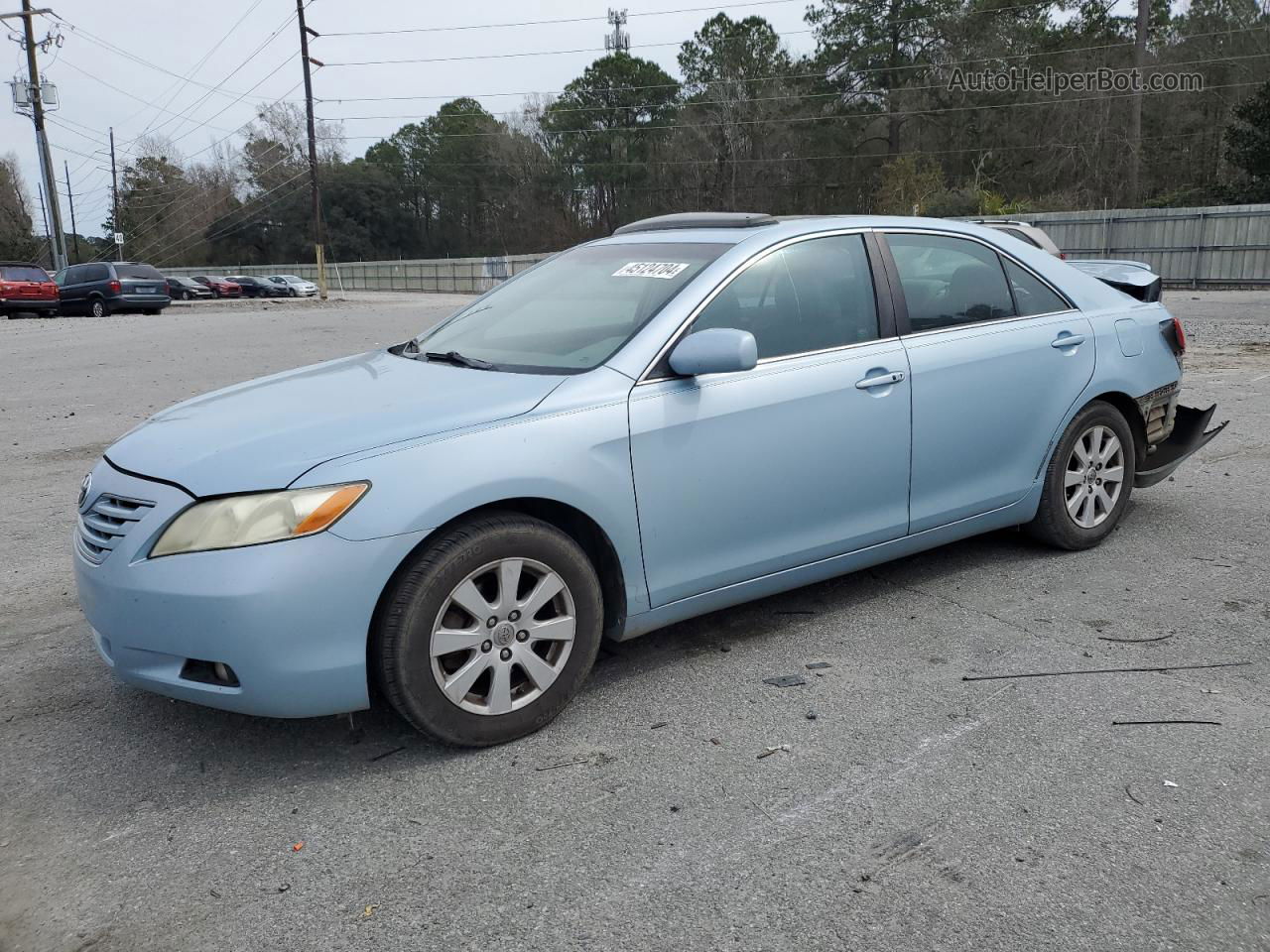 2009 Toyota Camry Se Синий vin: 4T1BK46K29U585460