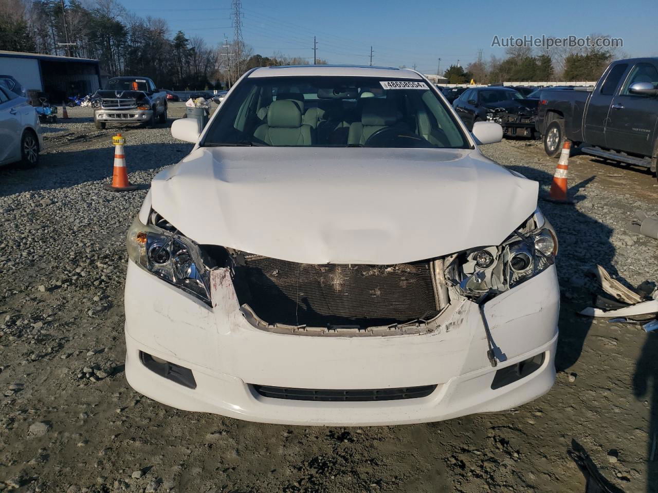 2009 Toyota Camry Se White vin: 4T1BK46K29U596572