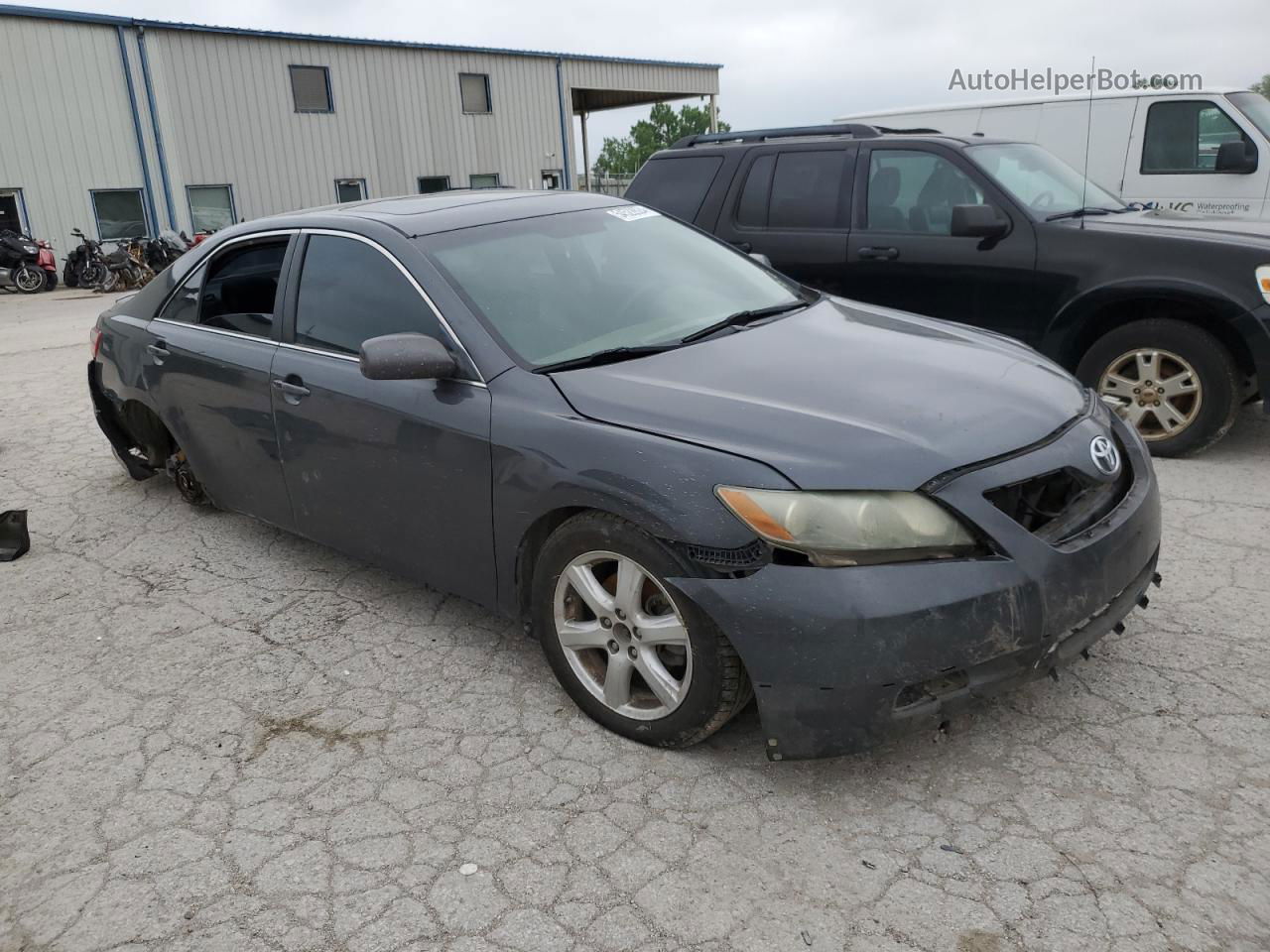 2007 Toyota Camry Le Gray vin: 4T1BK46K37U029705