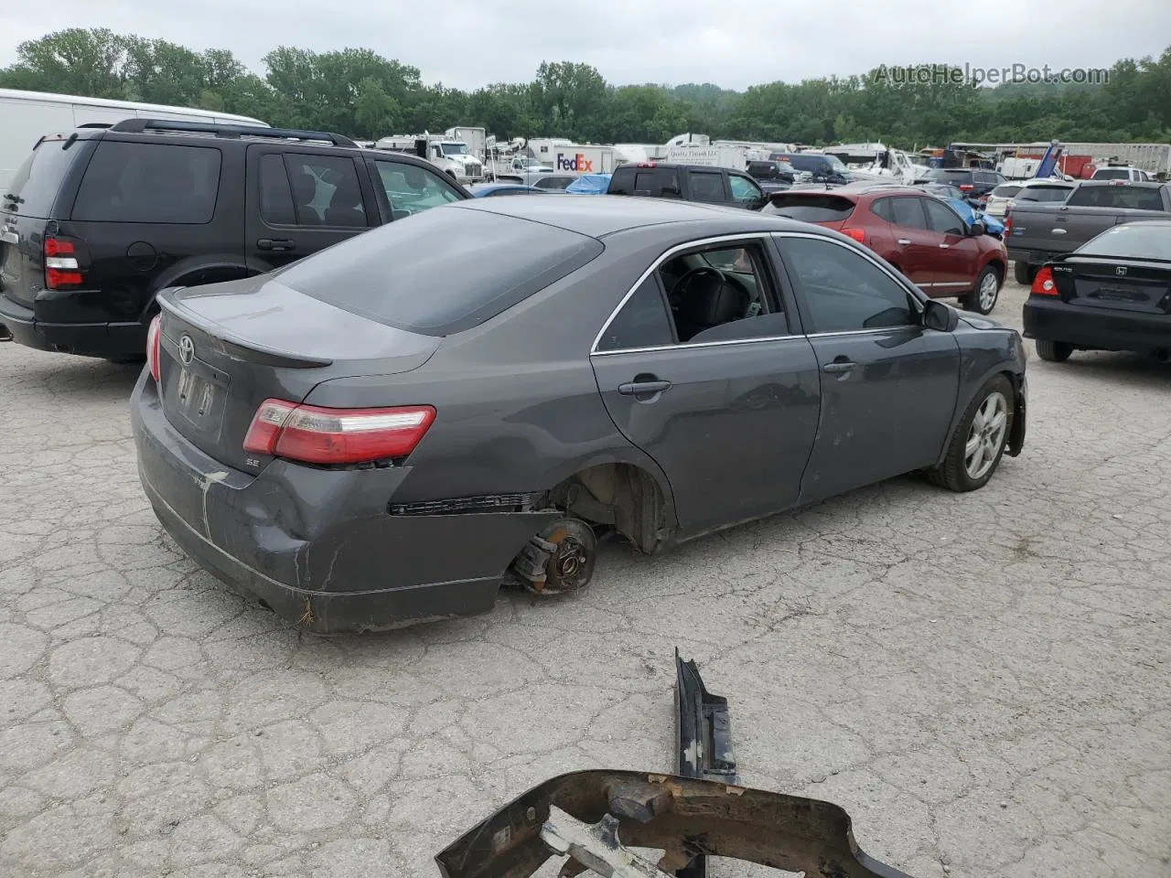 2007 Toyota Camry Le Gray vin: 4T1BK46K37U029705