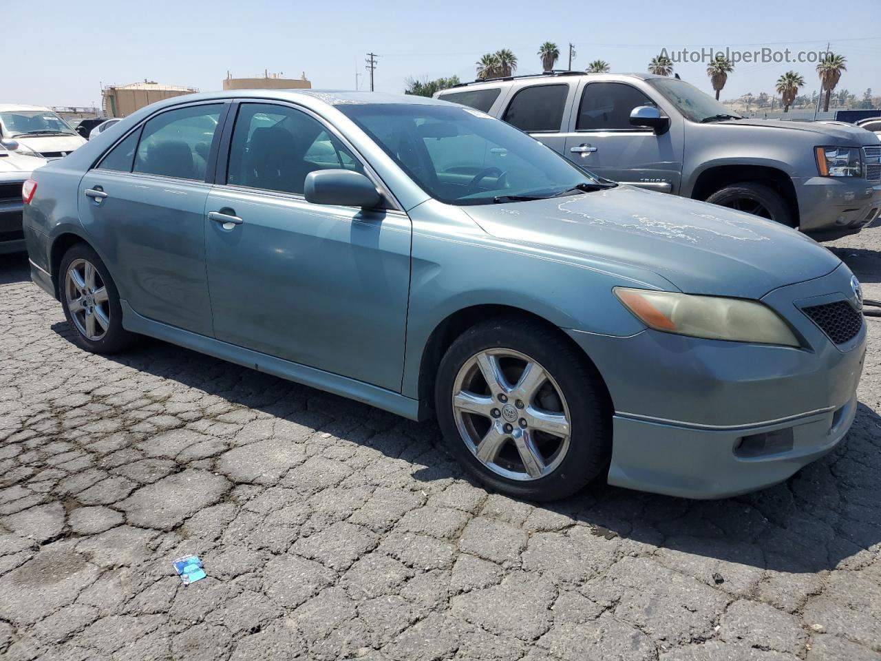 2007 Toyota Camry Le Зеленый vin: 4T1BK46K37U509016