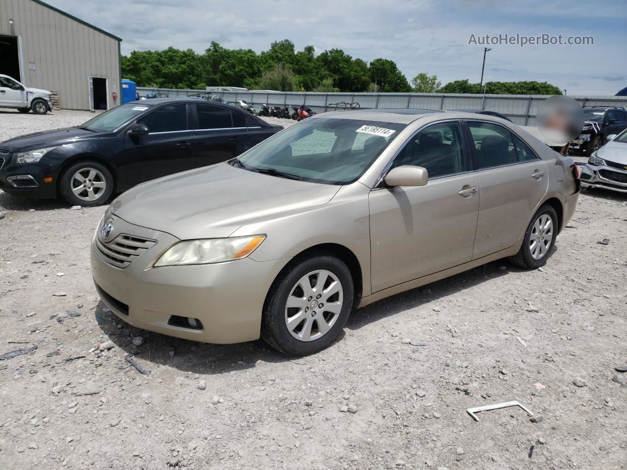 2007 Toyota Camry Le Gold vin: 4T1BK46K37U521778