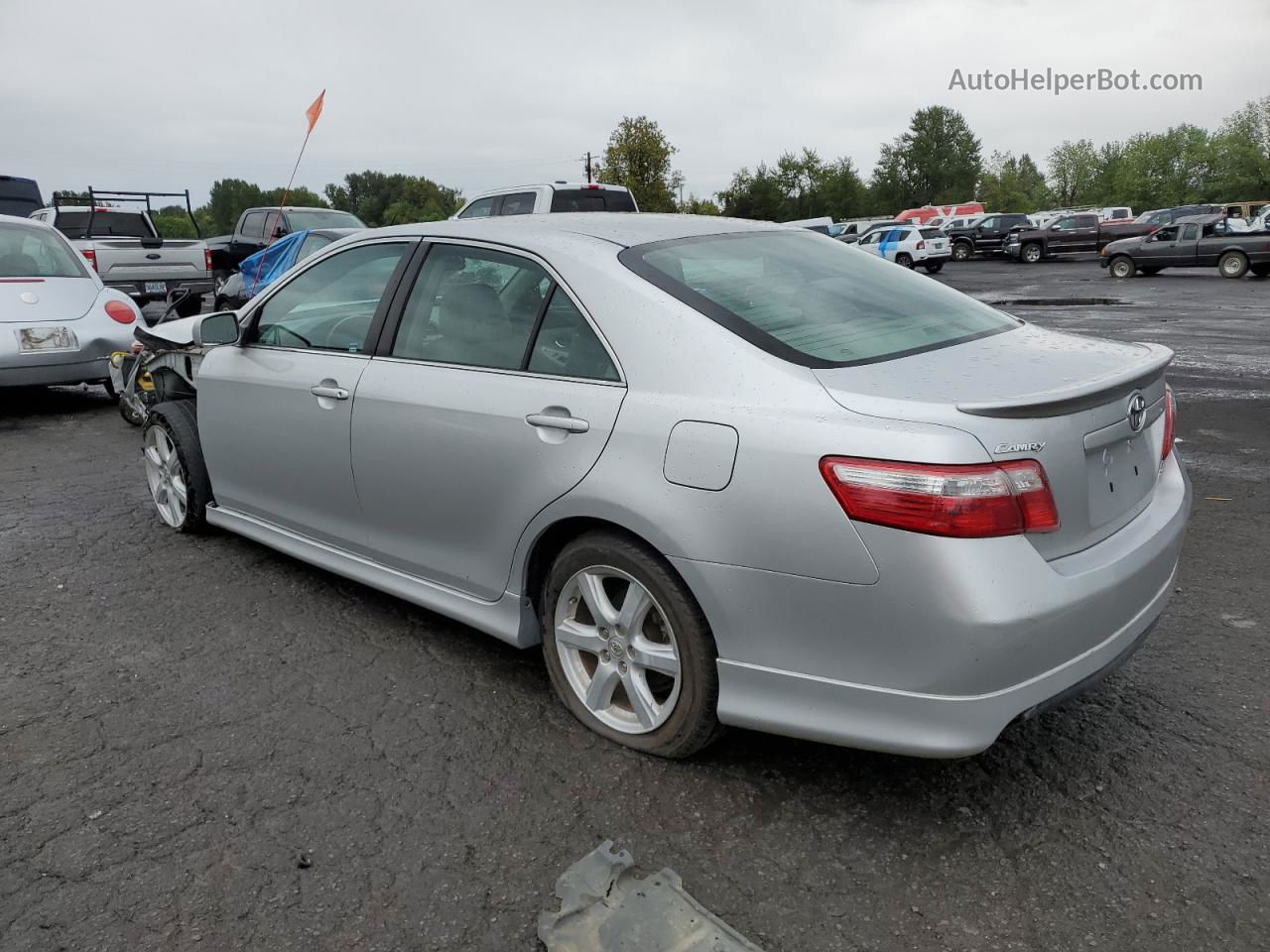 2009 Toyota Camry Se Silver vin: 4T1BK46K39U592465