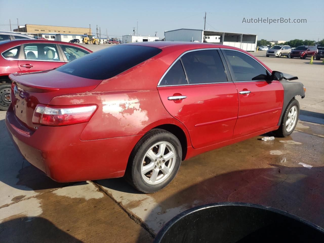 2008 Toyota Camry Le Burgundy vin: 4T1BK46K48U060754