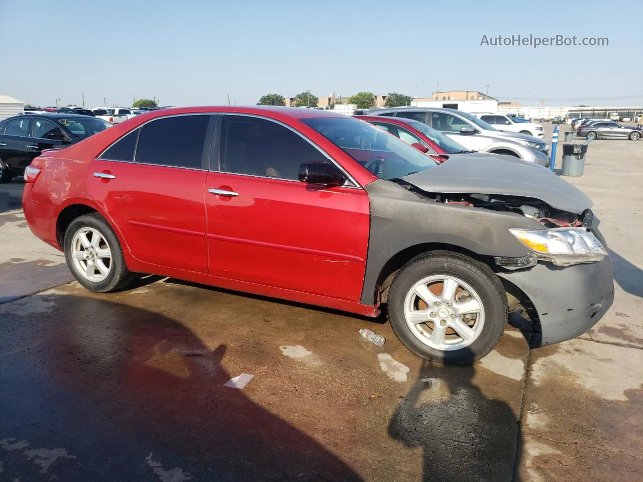 2008 Toyota Camry Le Burgundy vin: 4T1BK46K48U060754