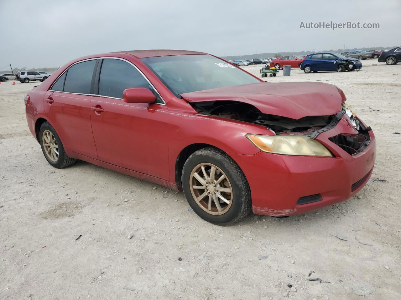 2009 Toyota Camry Se Red vin: 4T1BK46K49U084795