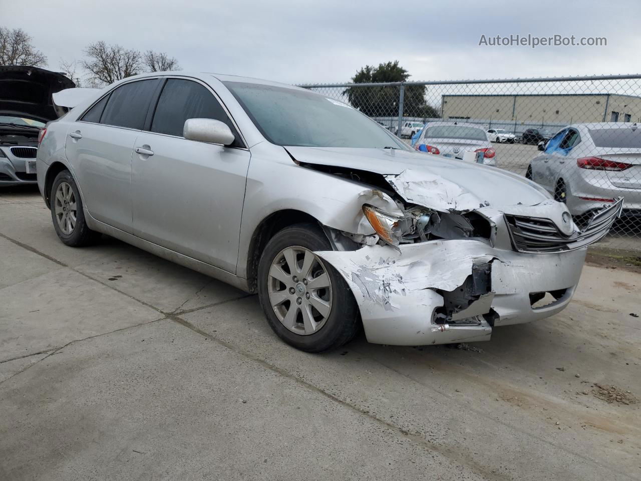 2009 Toyota Camry Se Silver vin: 4T1BK46K49U090788