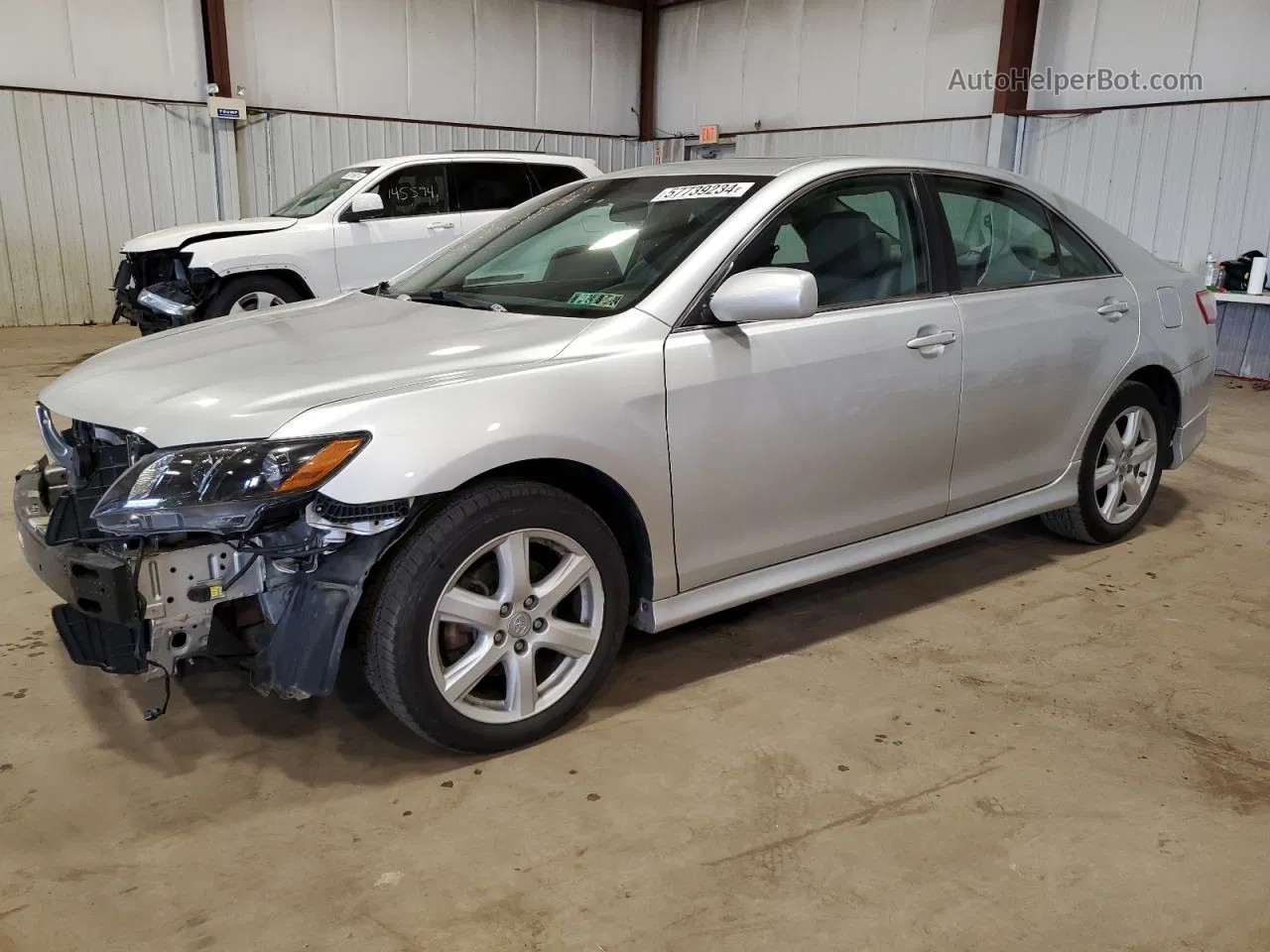 2009 Toyota Camry Se Silver vin: 4T1BK46K49U091374