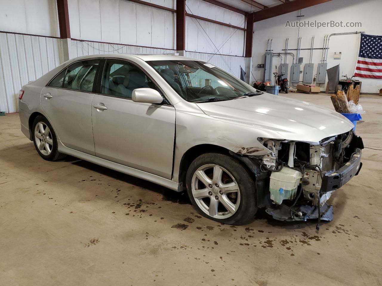 2009 Toyota Camry Se Silver vin: 4T1BK46K49U091374