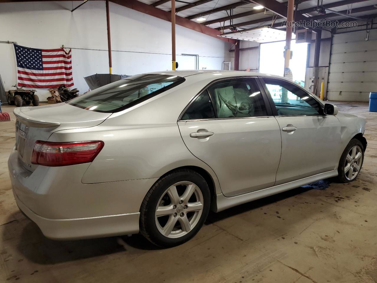 2009 Toyota Camry Se Silver vin: 4T1BK46K49U091374