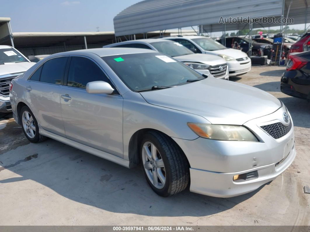 2009 Toyota Camry Se V6 Silver vin: 4T1BK46K49U579577