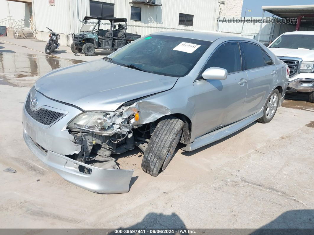 2009 Toyota Camry Se V6 Silver vin: 4T1BK46K49U579577