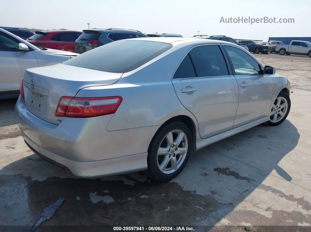 2009 Toyota Camry Se V6 Silver vin: 4T1BK46K49U579577