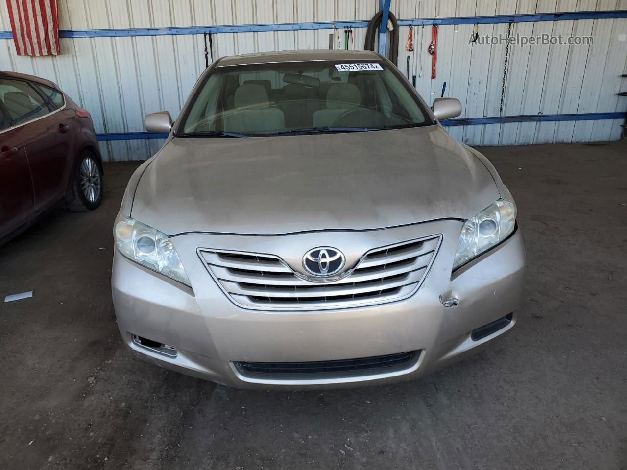 2007 Toyota Camry Le Gold vin: 4T1BK46K57U522401