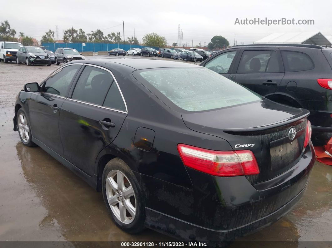 2007 Toyota Camry Le/se/xle Черный vin: 4T1BK46K57U538162