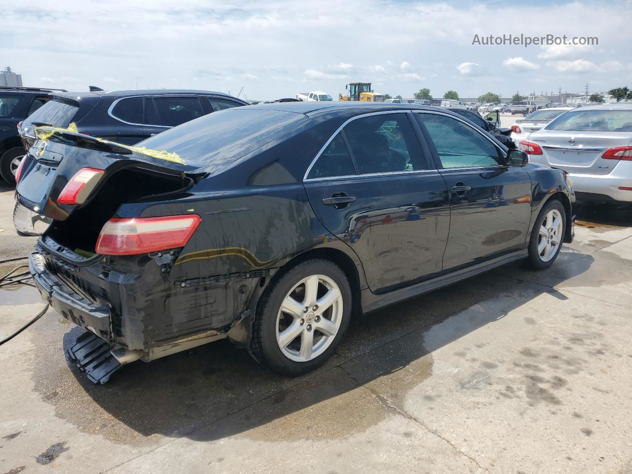 2009 Toyota Camry Se Black vin: 4T1BK46K59U082778