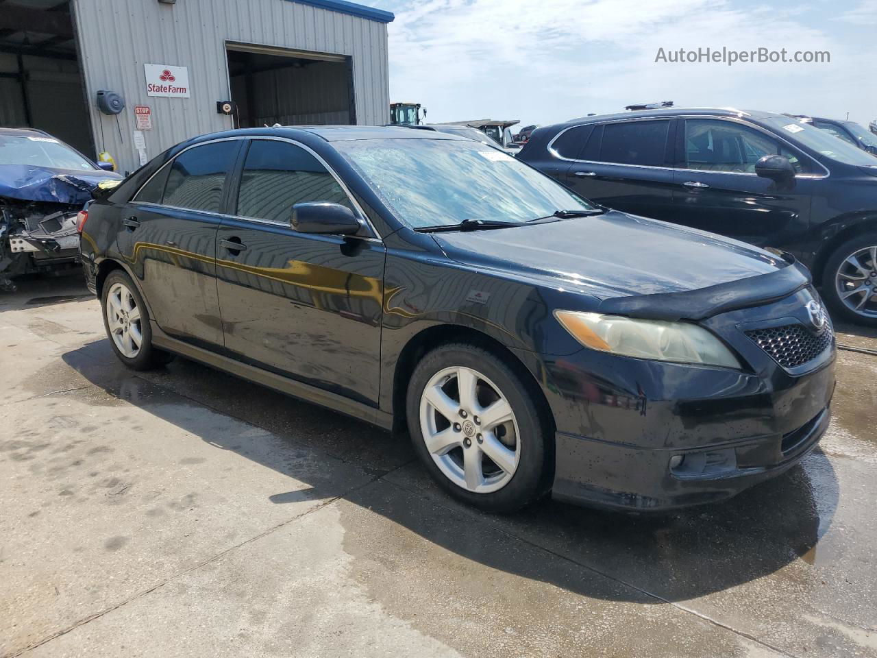 2009 Toyota Camry Se Black vin: 4T1BK46K59U082778