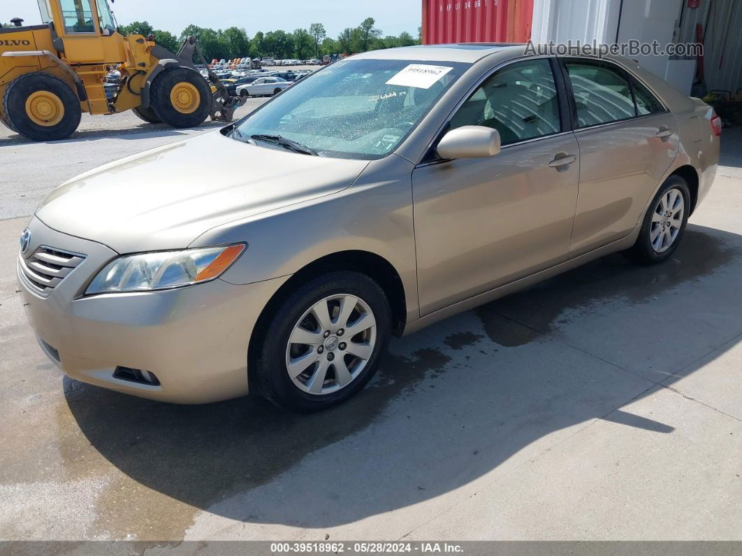 2007 Toyota Camry Xle V6 Gold vin: 4T1BK46K67U009674