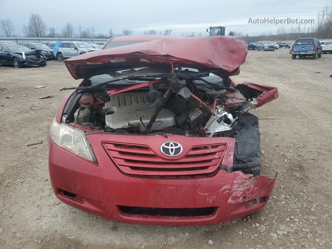 2009 Toyota Camry Se Red vin: 4T1BK46K69U090405