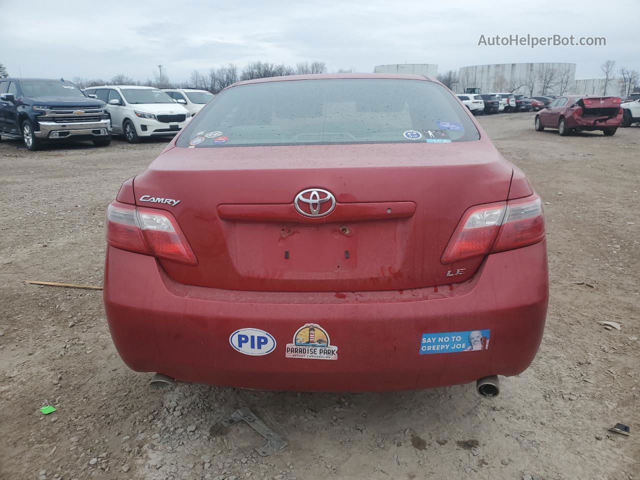 2009 Toyota Camry Se Red vin: 4T1BK46K69U090405