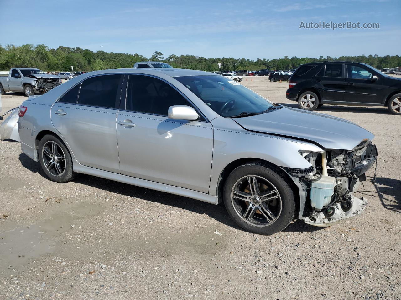 2008 Toyota Camry Le Silver vin: 4T1BK46K78U562304