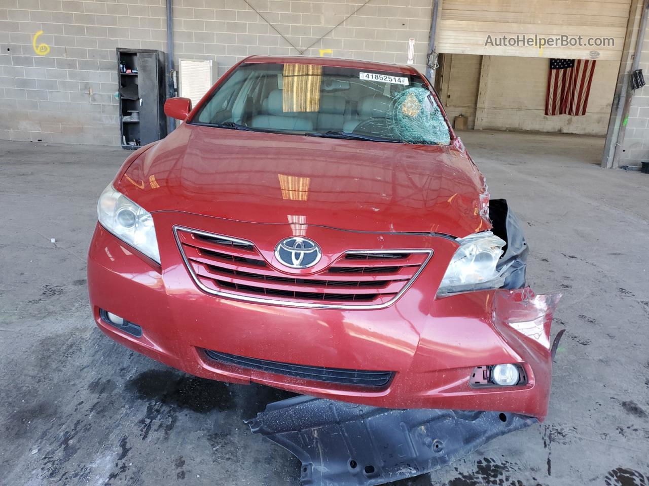 2009 Toyota Camry Se Red vin: 4T1BK46K79U078487