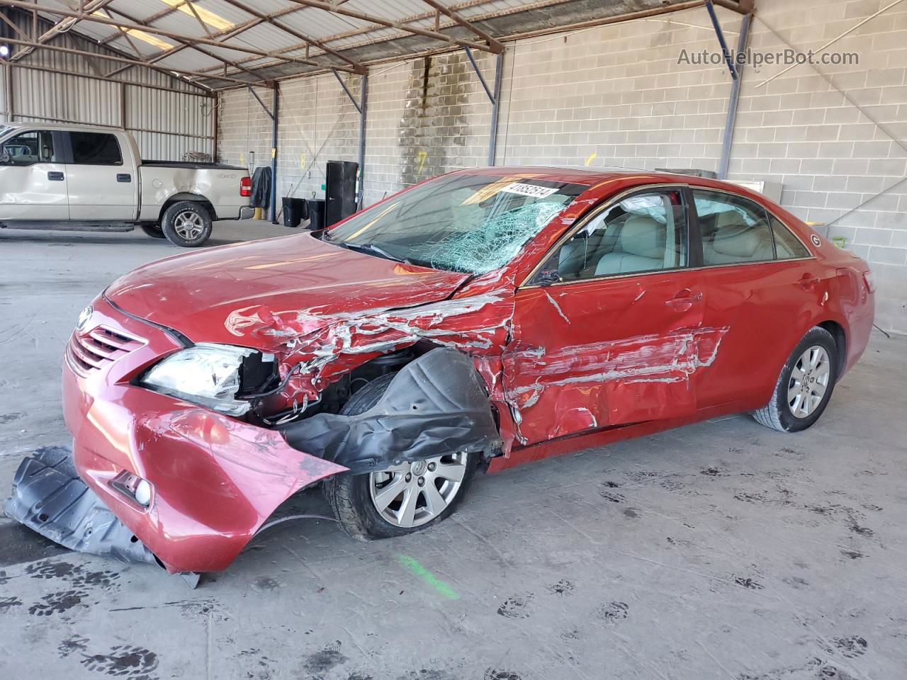 2009 Toyota Camry Se Red vin: 4T1BK46K79U078487