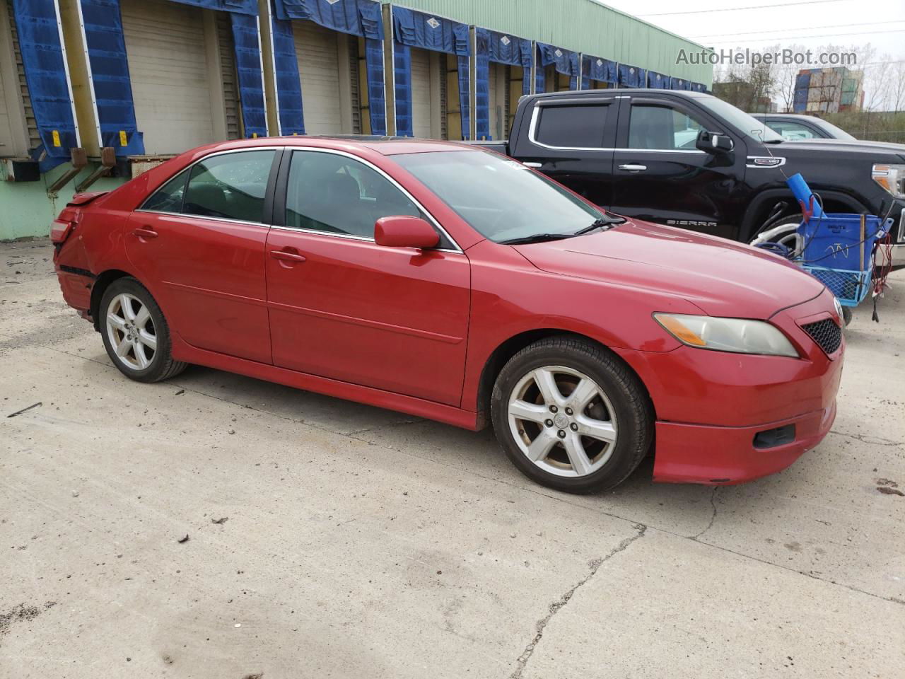 2009 Toyota Camry Se Red vin: 4T1BK46K79U088288