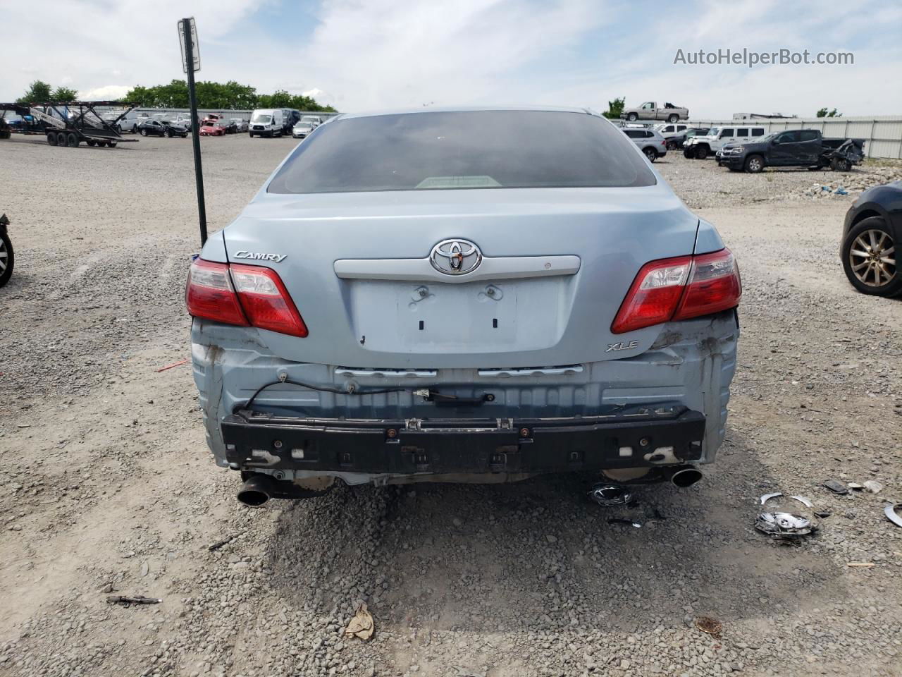 2009 Toyota Camry Se Blue vin: 4T1BK46K79U586622