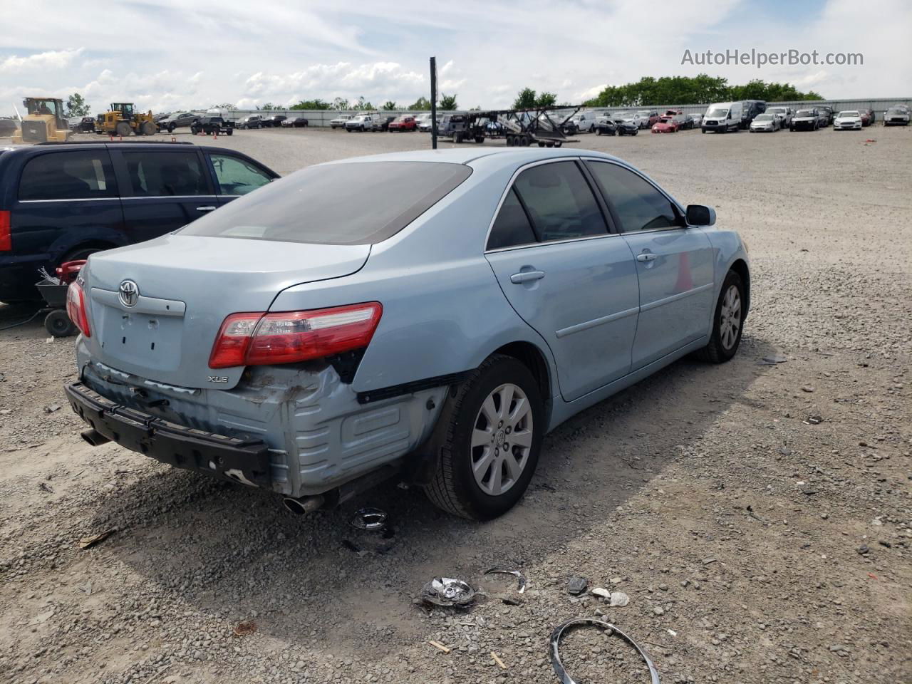 2009 Toyota Camry Se Blue vin: 4T1BK46K79U586622