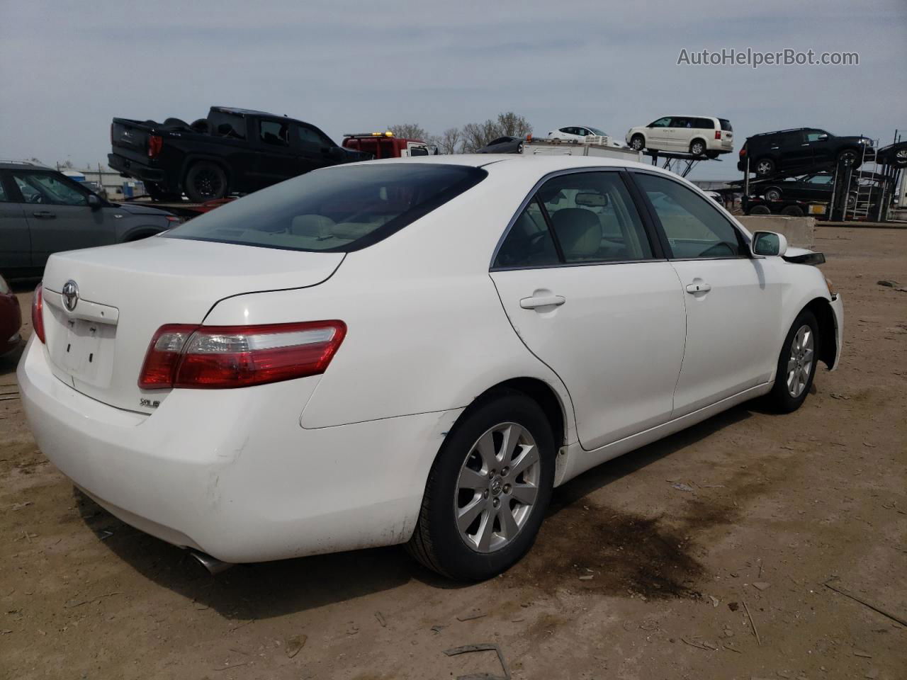 2009 Toyota Camry Se White vin: 4T1BK46K79U594655