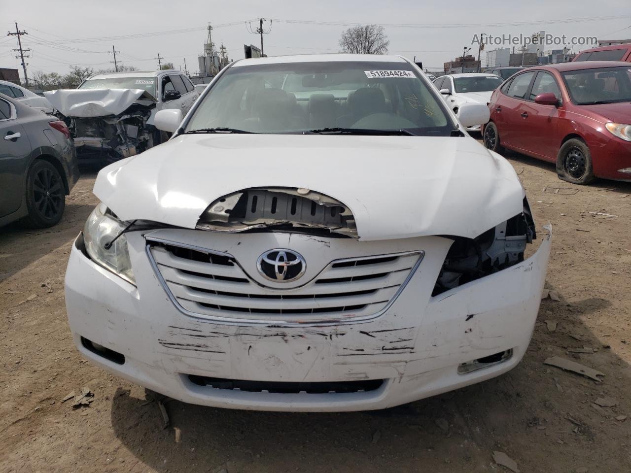 2009 Toyota Camry Se White vin: 4T1BK46K79U594655