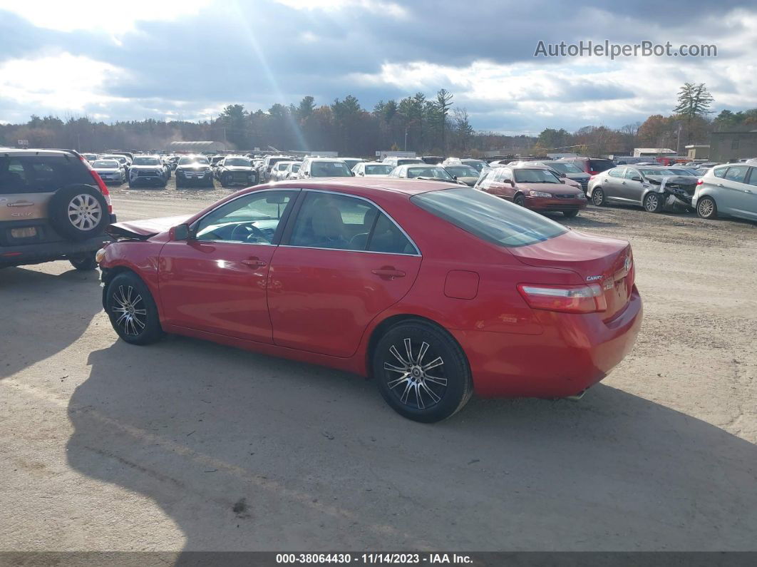 2009 Toyota Camry Xle V6 Red vin: 4T1BK46K89U083228