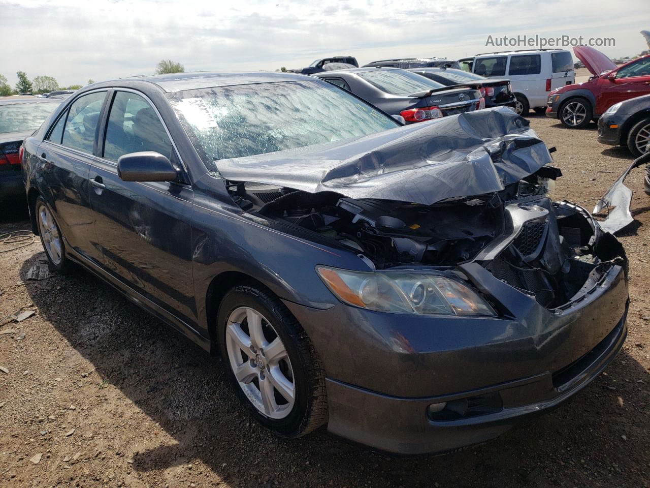 2009 Toyota Camry Se Gray vin: 4T1BK46K89U582885