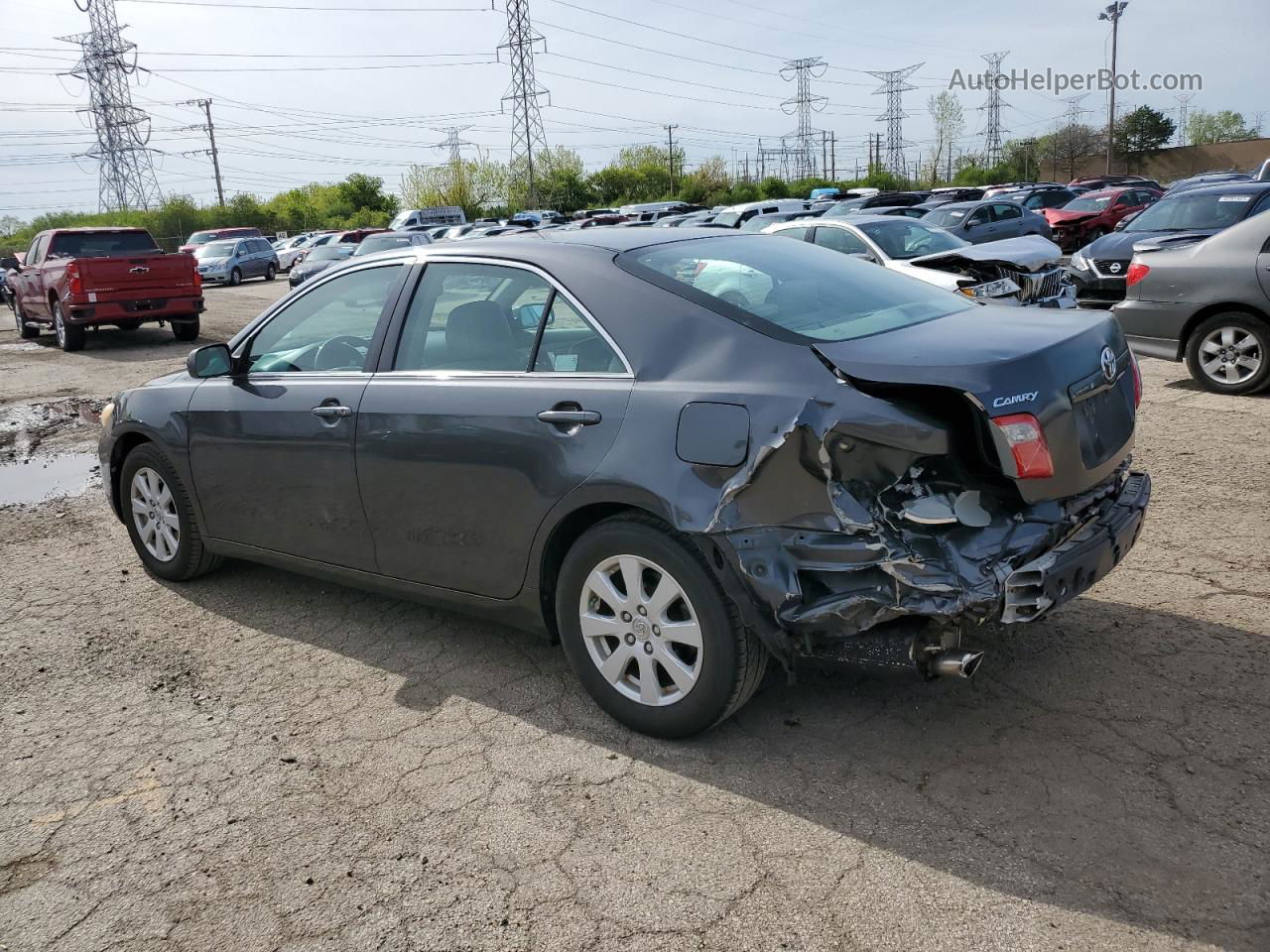 2009 Toyota Camry Se Серый vin: 4T1BK46K89U591828