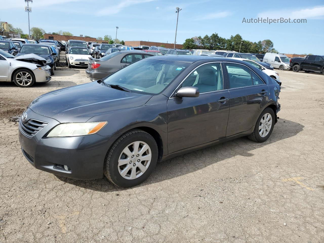 2009 Toyota Camry Se Серый vin: 4T1BK46K89U591828