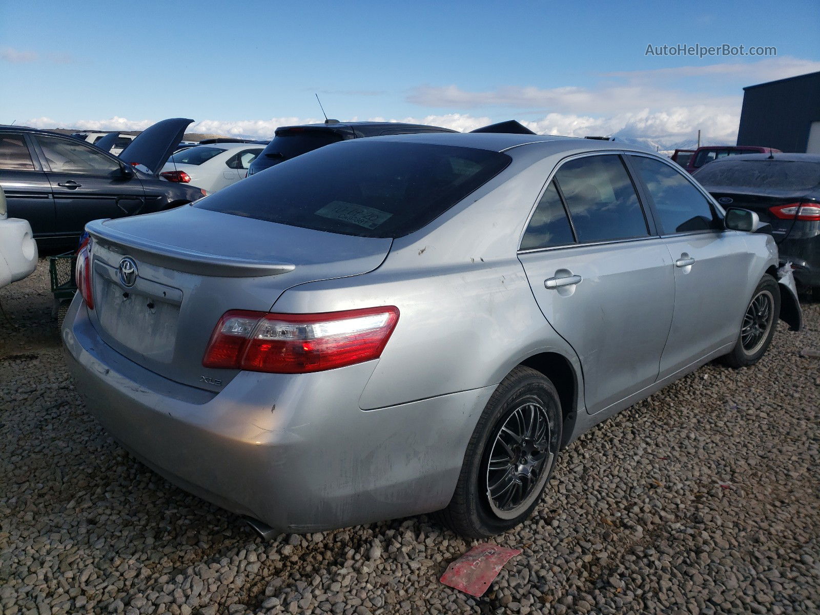 2007 Toyota Camry Le Silver vin: 4T1BK46K97U510929