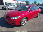 2008 Toyota Camry Le V6 Red vin: 4T1BK46K98U062970