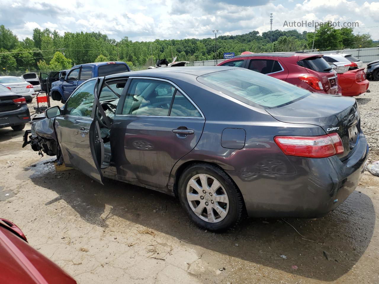 2009 Toyota Camry Se Gray vin: 4T1BK46K99U586315