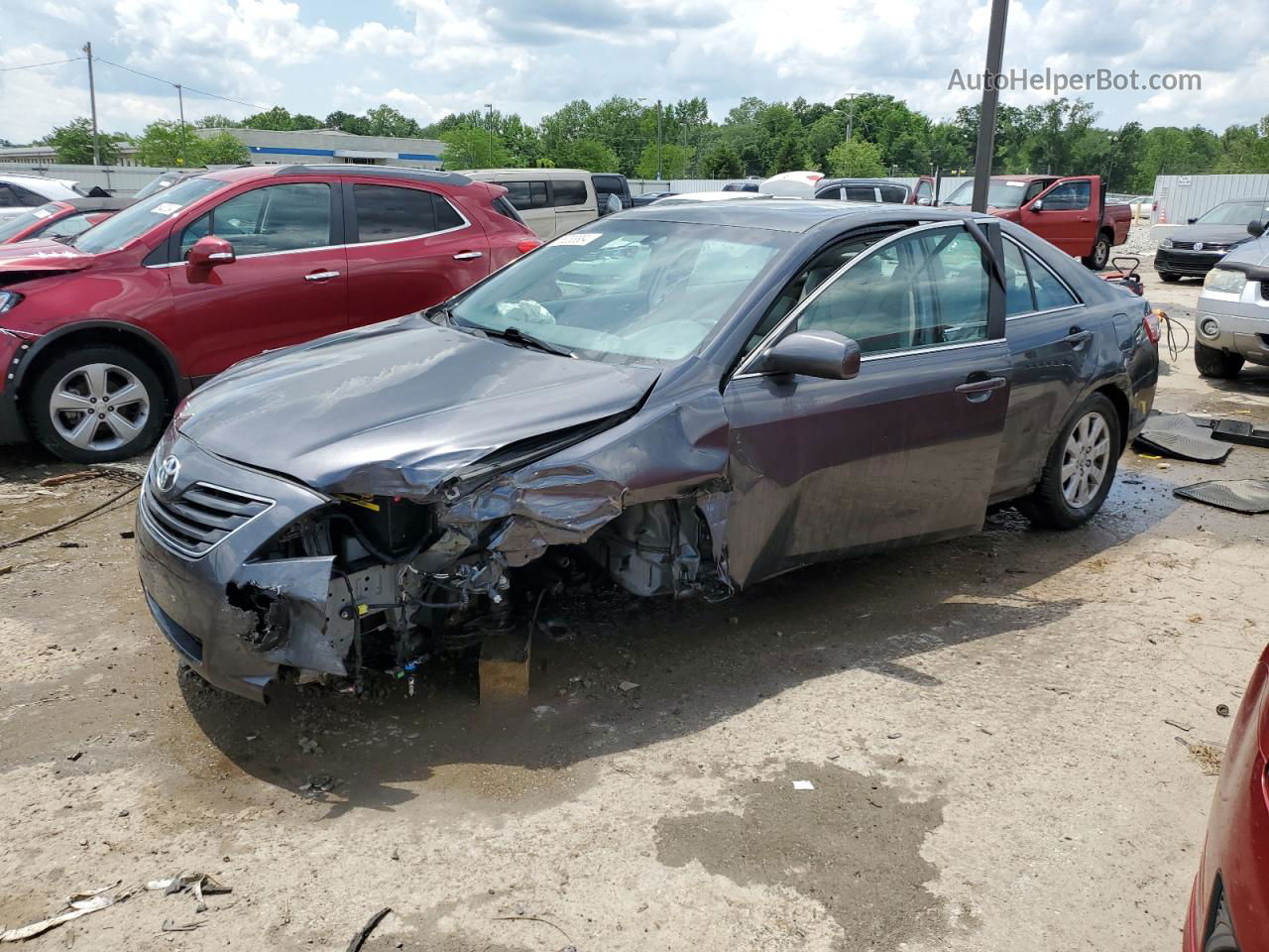 2009 Toyota Camry Se Gray vin: 4T1BK46K99U586315